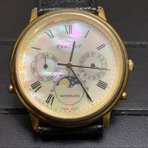 Men's Exactly moon phase dress watch